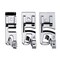 3Pcs Narrow Rolled Hem Sewing Machine Presser Foot Set (3mm, 4mm and 6mm) for All Low Shank Snap-On Singer, Brother, Babylock, Euro-Pro, Janome, Kenmore, White, Elna Sewing Machines